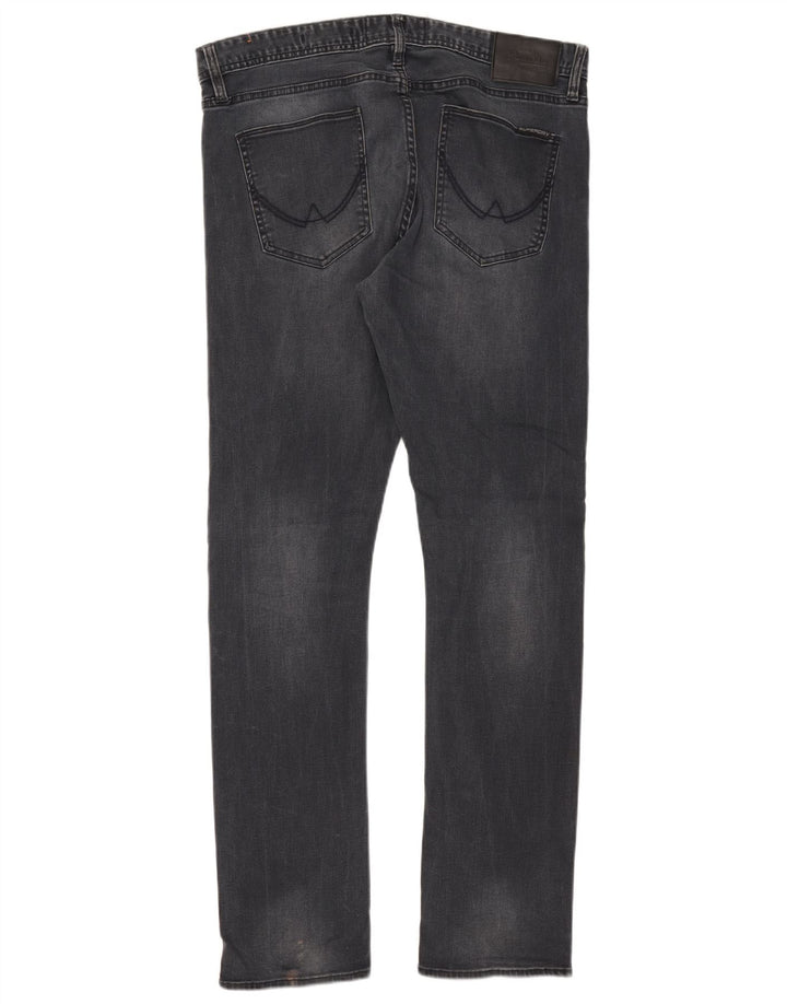 Jeans uomo corporal slim Superdry W34 L32 cotone blu navy