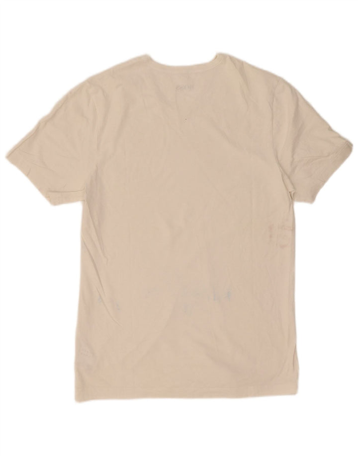 T-shirt da uomo Hugo Boss Top piccola in cotone bianco
