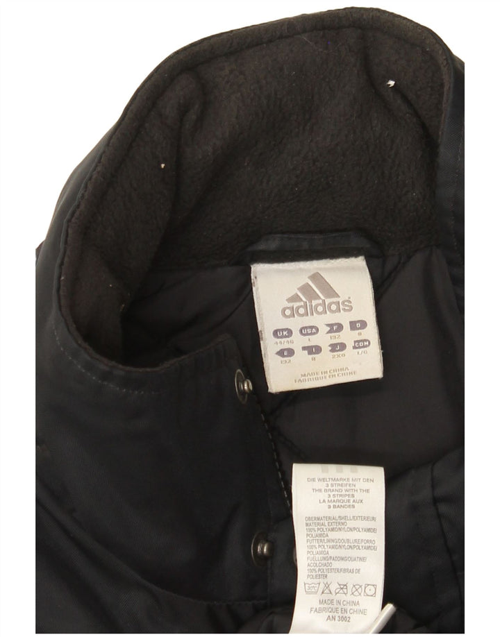 Giacca a vento da uomo Adidas UK 44/46 grande nera in poliammide