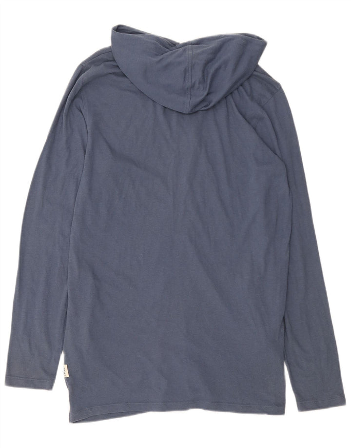 Maglione con cappuccio e zip da uomo Jack & Jones in cotone blu medio