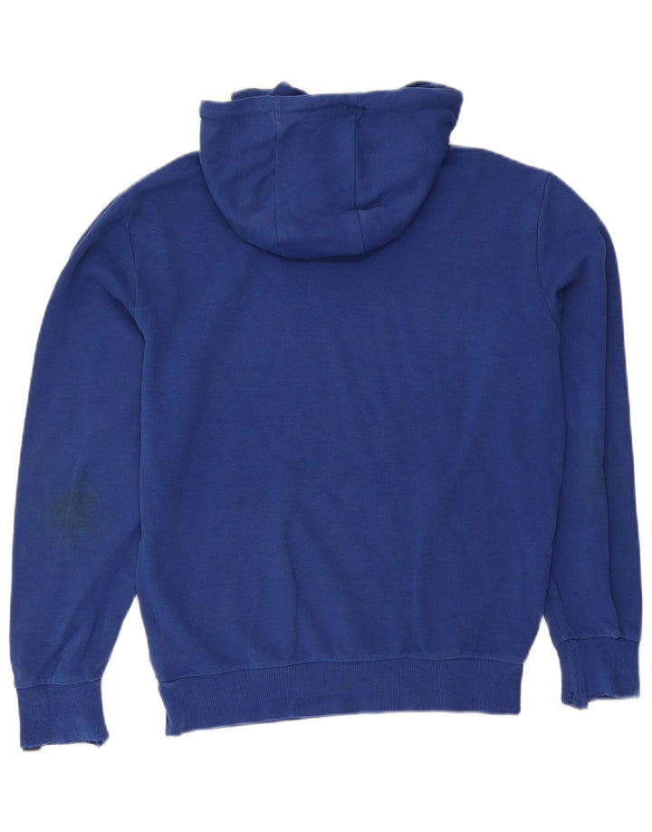Maglione con cappuccio grafico da uomo Ellesse in cotone blu medio