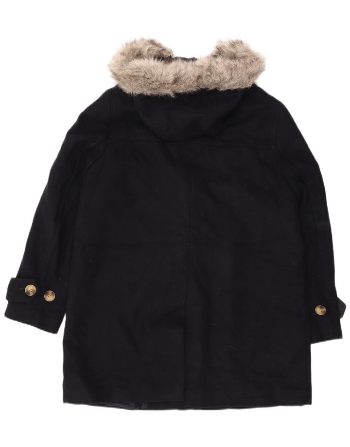 Montgomery con cappuccio da donna Marks & Spencer UK 16 grande poliestere blu navy