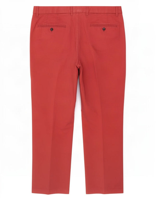 Pantaloni chino regolari Marks & Spencer da uomo blu Harbour W44 L29 rossi