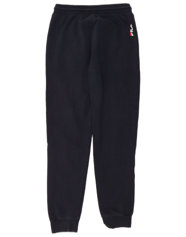 Pantaloni da tuta da donna FILA Joggers UK 10 Small Blu Navy Cotone