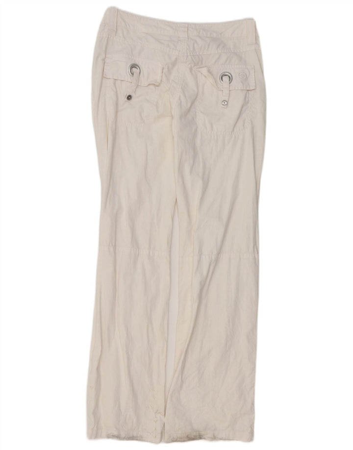 SERGIO TACCHINI Pantaloni casual da donna Bootcut IT 42 Medio W32 L32 Bianco