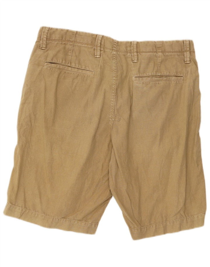 Pantaloncini chino da uomo Gap W32 lino marrone medio