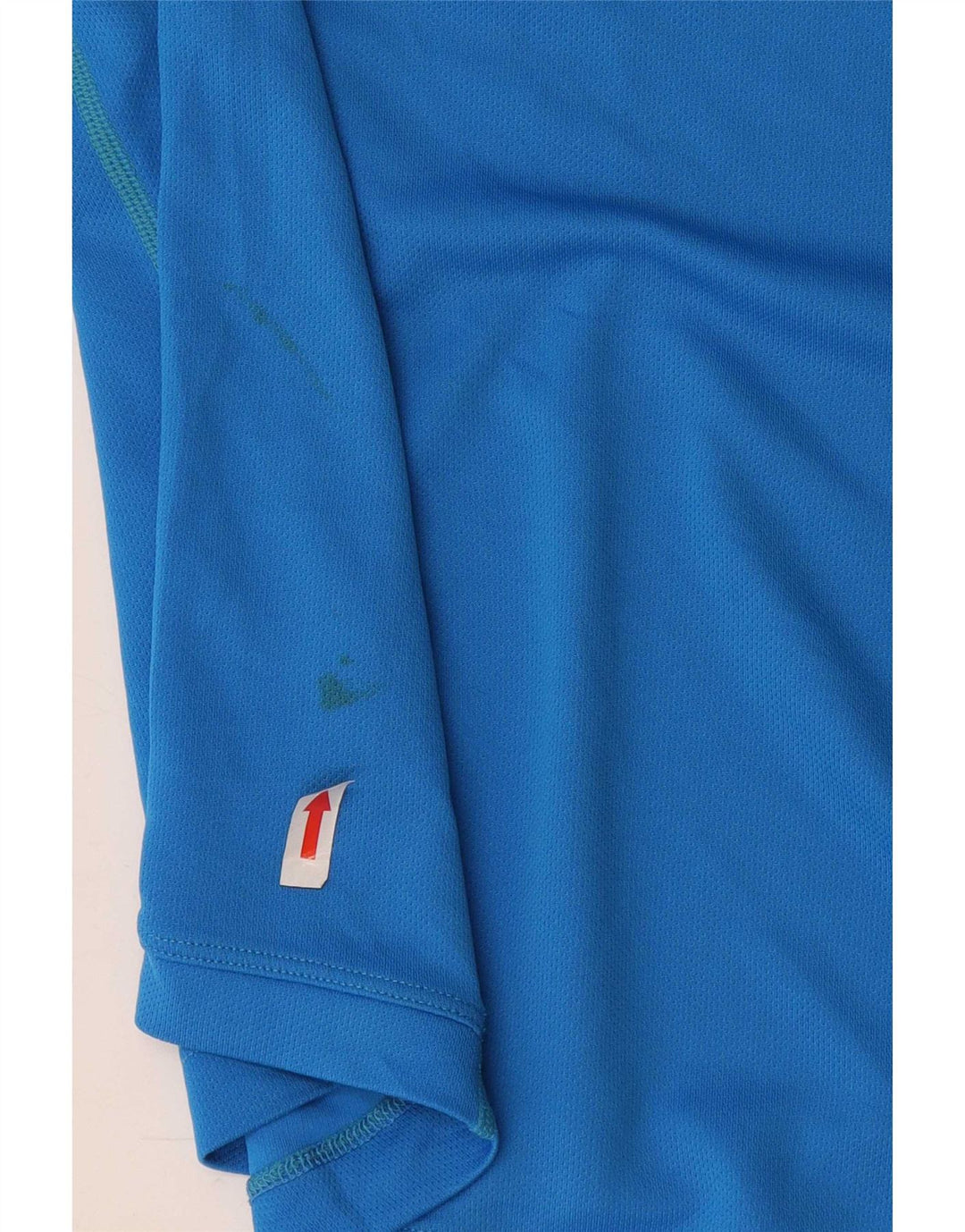 T-shirt Nike Dri Fit da uomo, top in poliestere blu medio