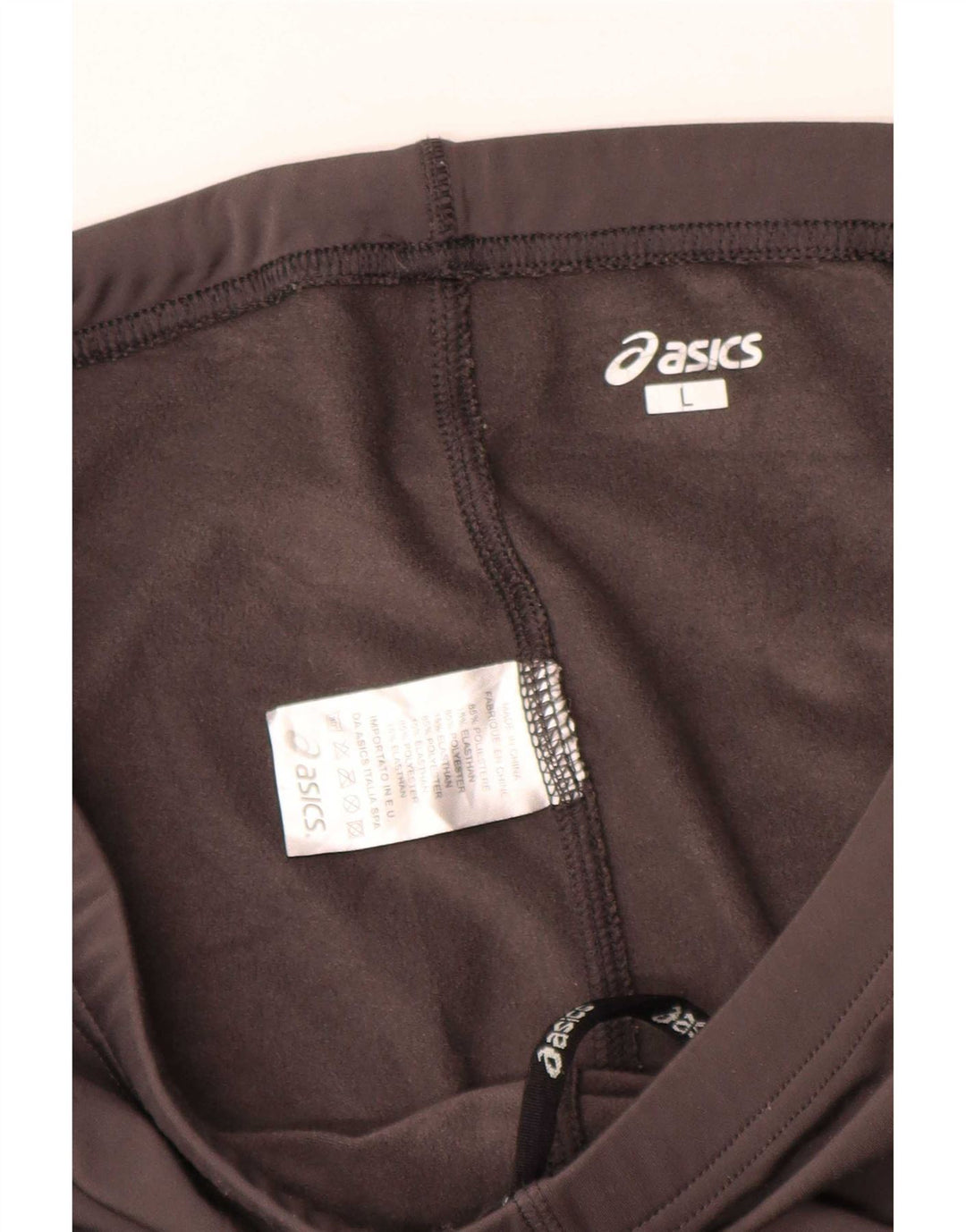 Leggings da uomo Asics grandi in poliestere grigio