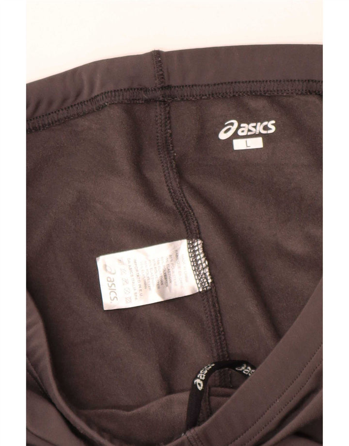 Leggings da uomo Asics grandi in poliestere grigio
