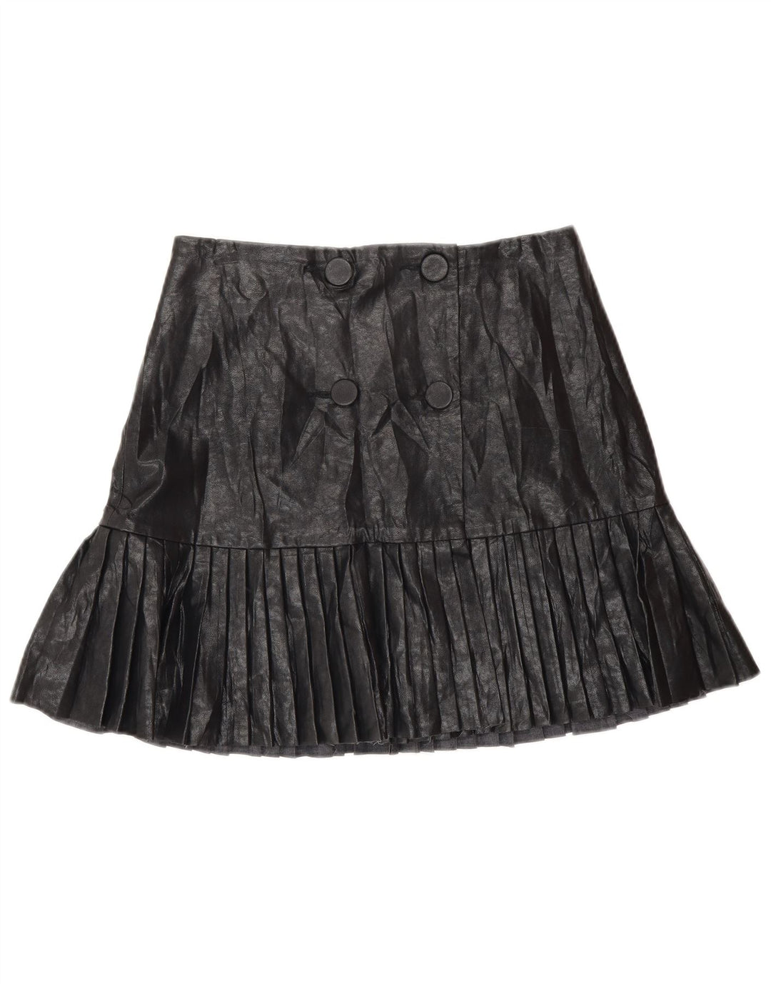 Gonna a portafoglio Zara da donna in ecopelle piccola W26 nera