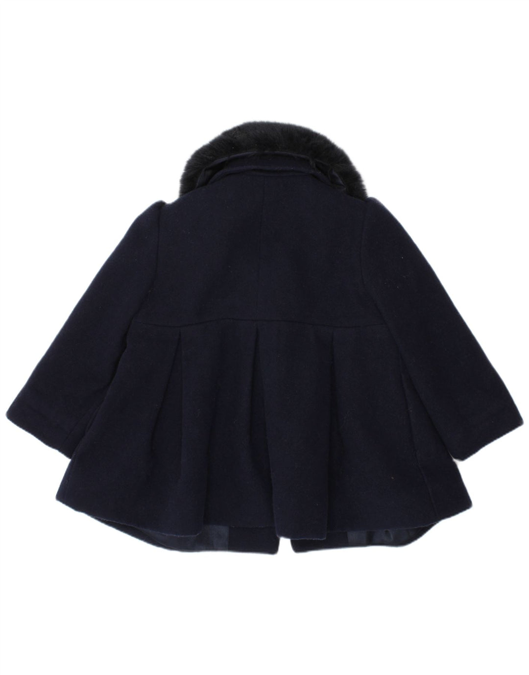 MONSOON Cappotto per neonata 12-18 mesi in poliestere blu navy