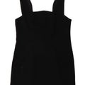Abito a trapezio senza maniche da donna Versace IT 46 Large in cotone nero