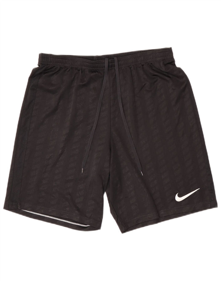 Pantaloncini sportivi da uomo Nike Large neri in poliestere