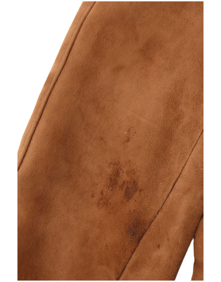 Cappotto in shearling da donna HEA TONA UK 14 Acrilico marrone medio