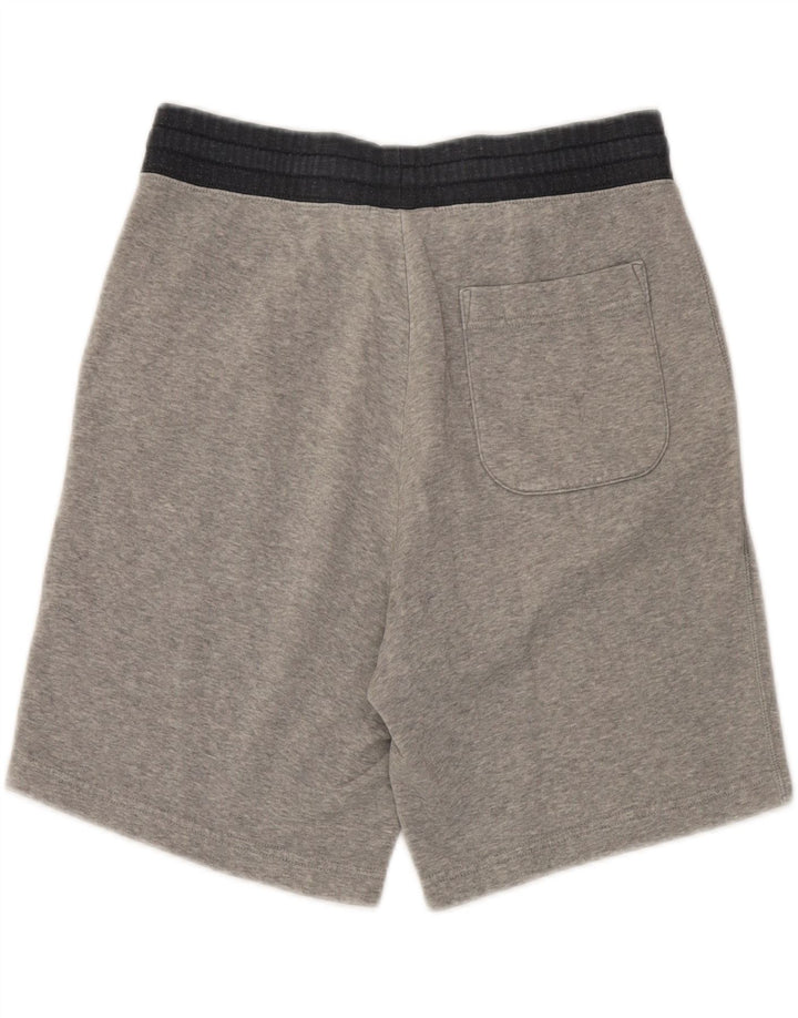 Pantaloncini sportivi da uomo Converse Small in cotone color block grigio