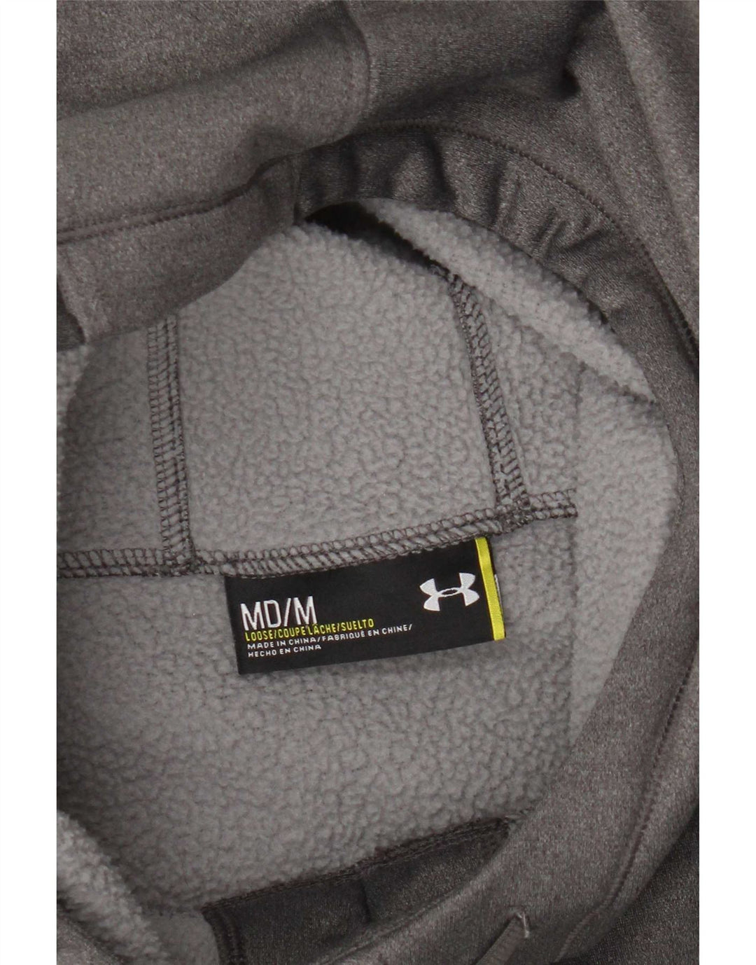Felpa con cappuccio da uomo Under Armour grigio medio