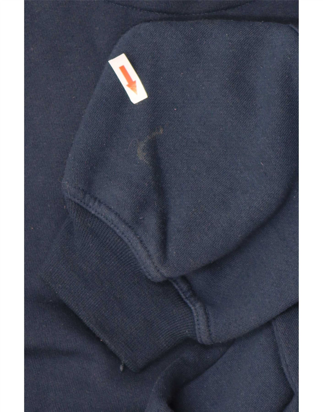 Felpa Ellesse da uomo con zip e collo, maglione grande, cotone blu navy