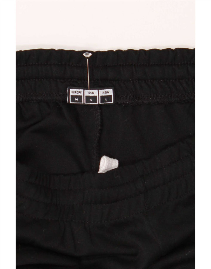Pantaloni da tuta con grafica Hummel da uomo in poliestere nero medio