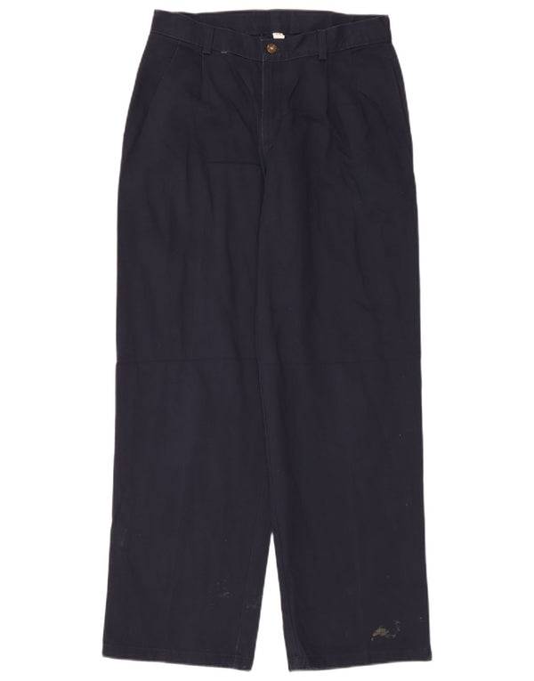 Pantaloni chino con pegging per ragazzi Izod 15-16 anni W28 L30 cotone blu navy