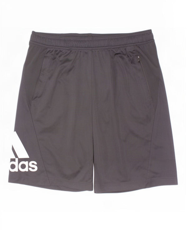 Pantaloncini sportivi Adidas Aeroready Graphic da ragazzo 15-16 anni XL Poliestere nero