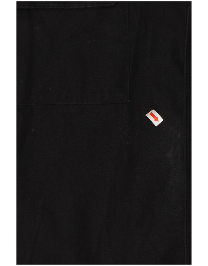 Camicia a maniche corte grafica Dainese da uomo grande in cotone nero