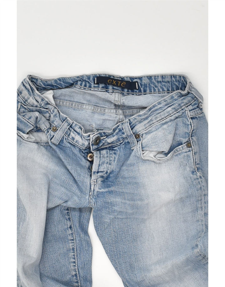 EXTE Womens Slim Jeans W29 L29 Blue Cotton | Vintage Exte | Thrift | Second-Hand Exte | Used Clothing | Messina Hembry 