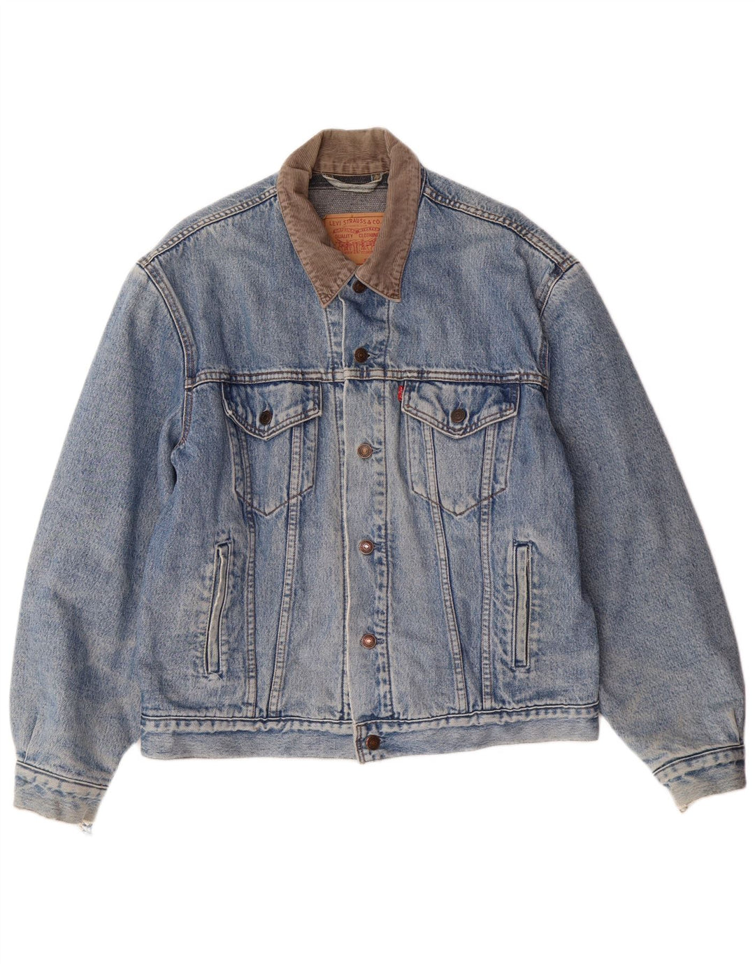 Giacca di jeans da uomo LEVI'S UK 40 grande blu