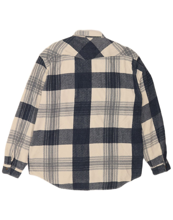 Camicia da uomo in flanella Carrera XL a quadri blu