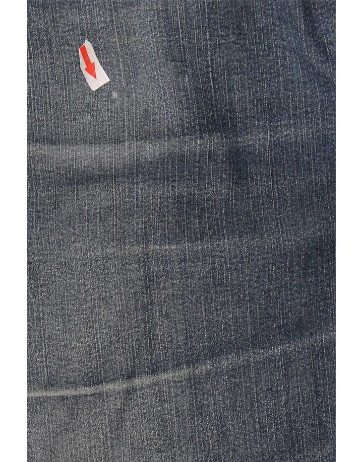 Jeans Straight Uomo Trussardi W34 L30 Blu Cotone