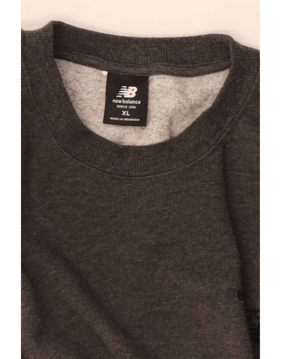 Felpa da uomo New Balance Maglione XL Grigio chiazzato