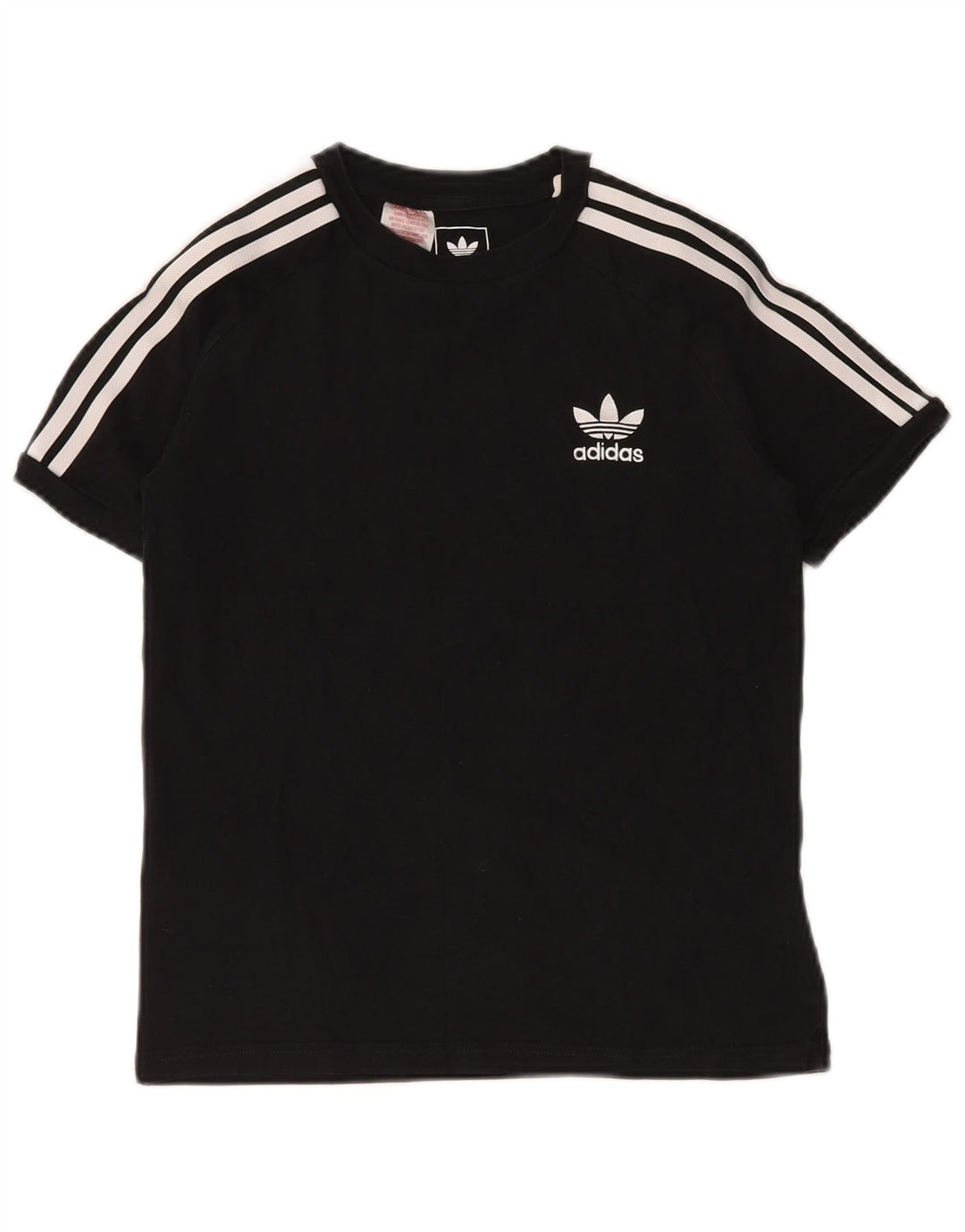 T-shirt ADIDAS per ragazzi 11-12 anni in cotone nero