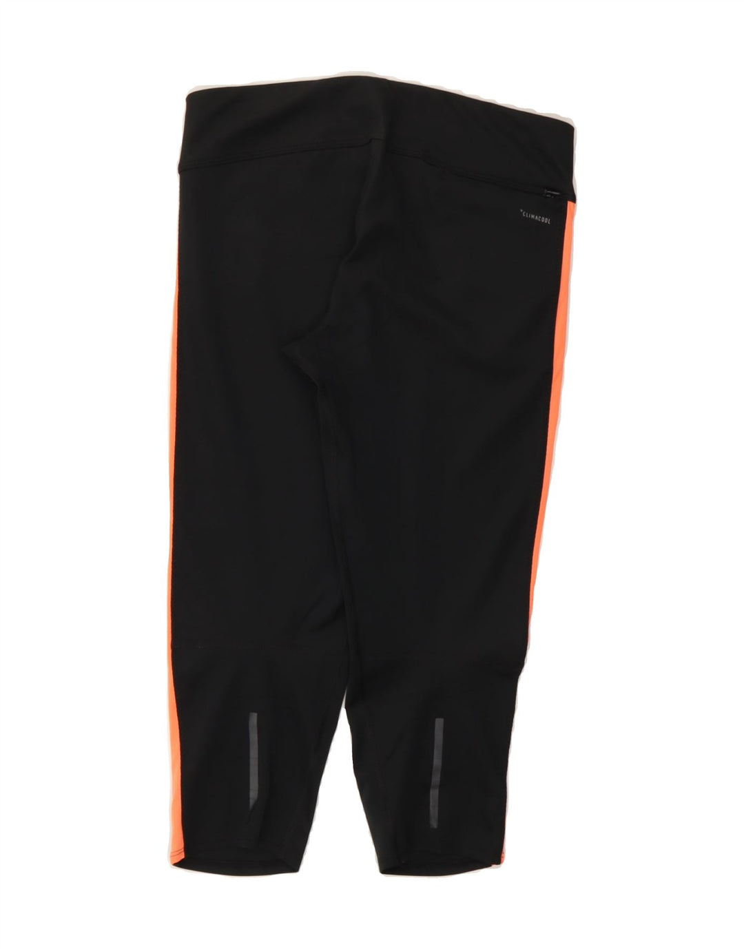 ADIDAS Womens Climacool Capri Leggings UK 8/10  Small Black Striped Vintage Adidas and Second-Hand Adidas from Messina Hembry 