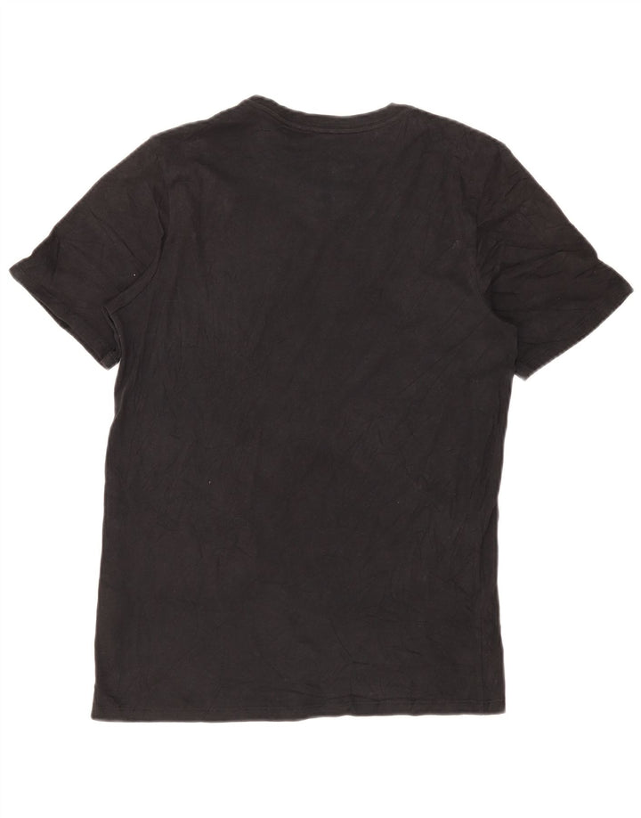 NIKE T-shirt da uomo dal taglio atletico Top piccolo in cotone nero