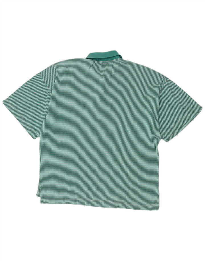 Polo oversize da donna CHALLENGER UK 14 Gessato medio turchese