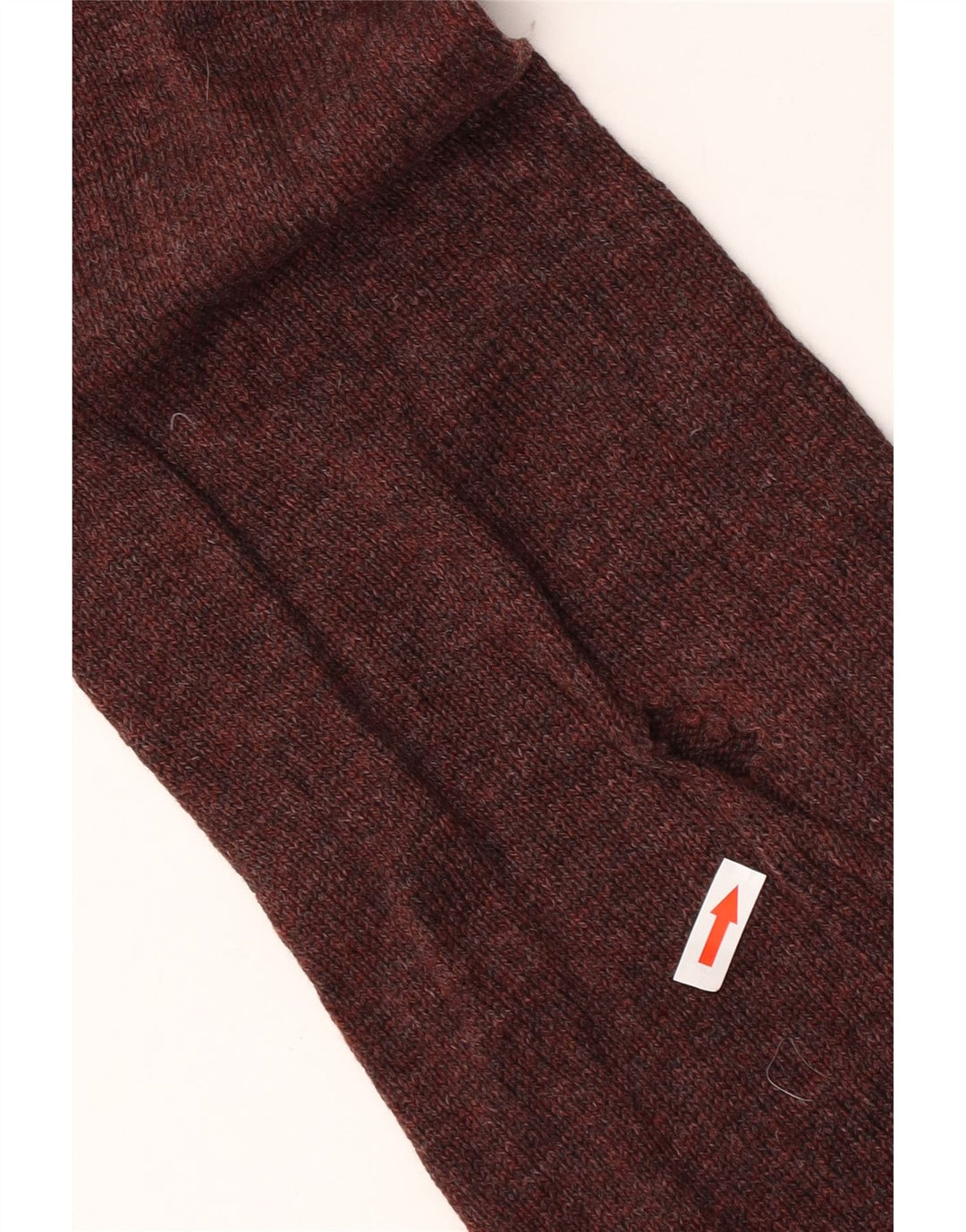 Maglione da uomo Marks & Spencer con zip e collo XL Lana d'agnello screziata marrone