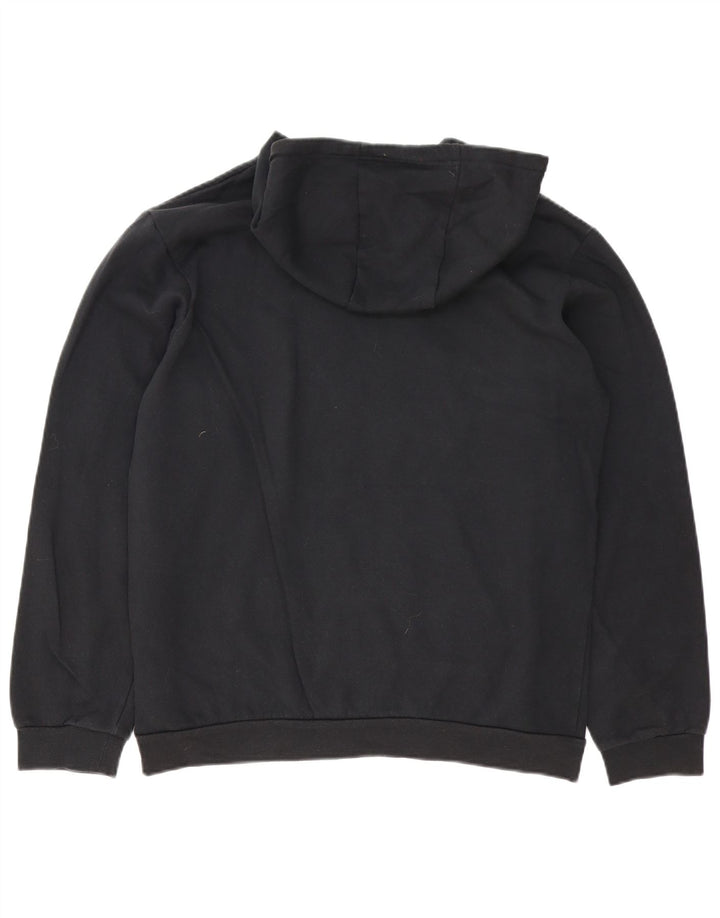 Felpa con cappuccio da uomo Adidas Medium in cotone nero