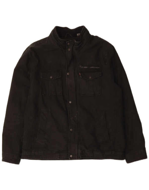 Giacca utility da uomo Levi's UK 42 XL cotone nero