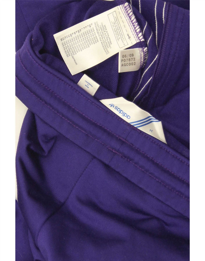 Pantaloni da tuta da donna Adidas EU 34 XS poliestere viola