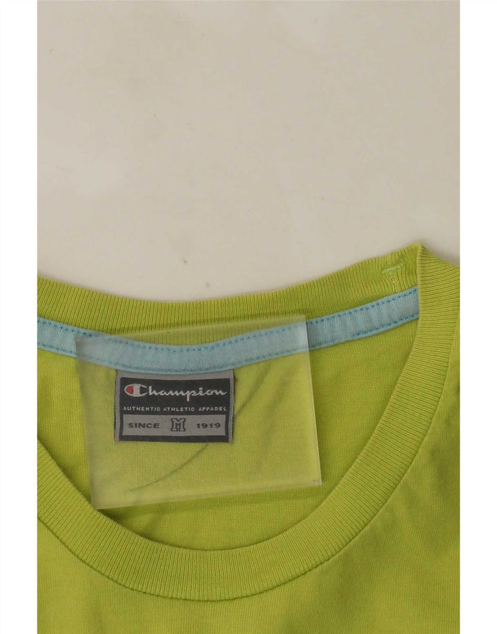 T-shirt grafica da uomo Champion Top verde medio