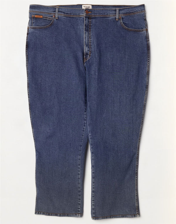 Jeans dritti da uomo Wrangler Texas W50 L32 cotone blu
