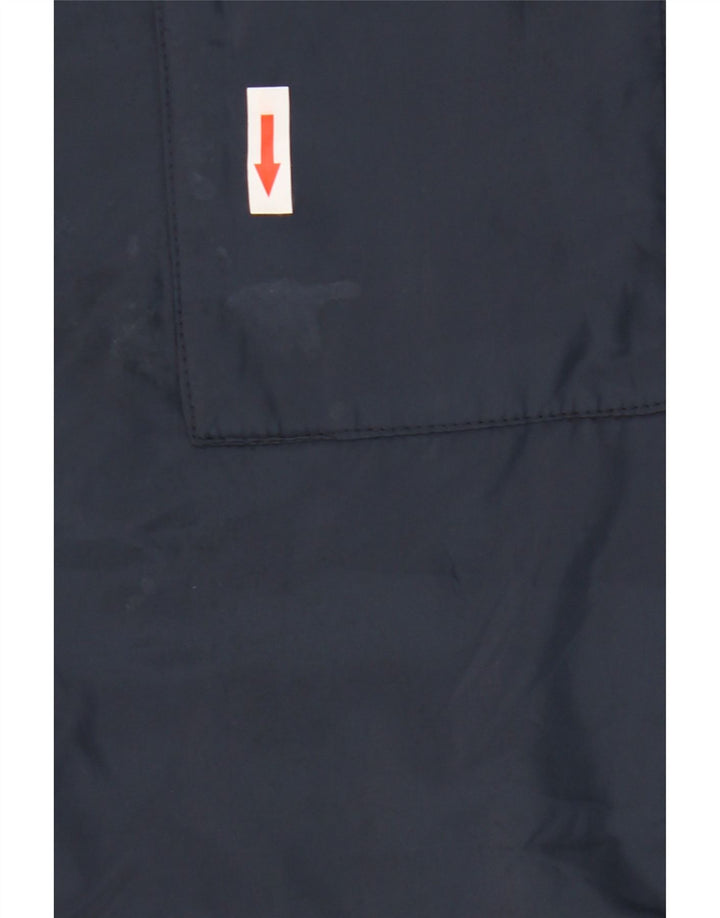 Giacca a vento da uomo Zara UK 42 XL poliestere blu navy
