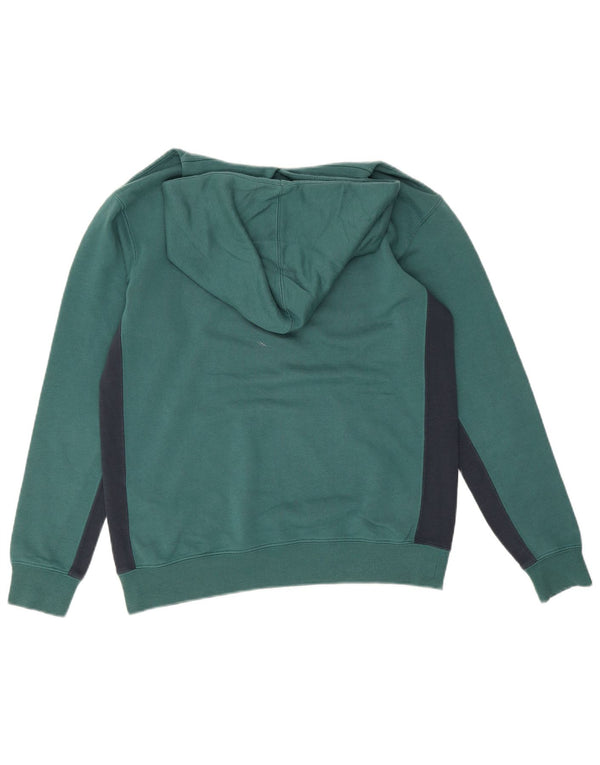 Maglione con cappuccio da donna Billabong UK 14 Large Green Colourblock Cotton