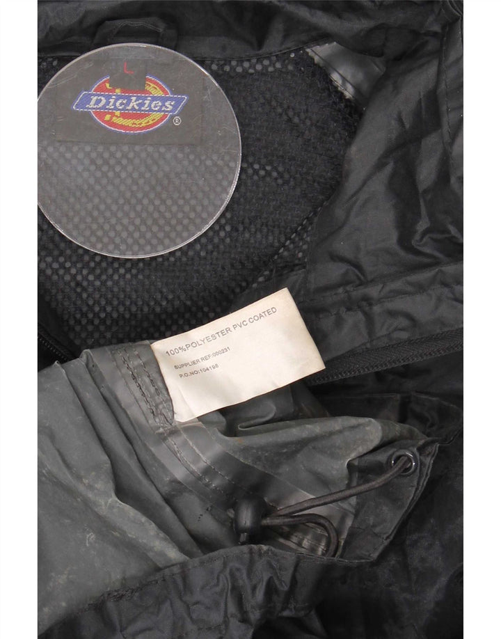 Dickies Giacca antipioggia da uomo con cappuccio UK 40 Large Blu Navy Poliestere