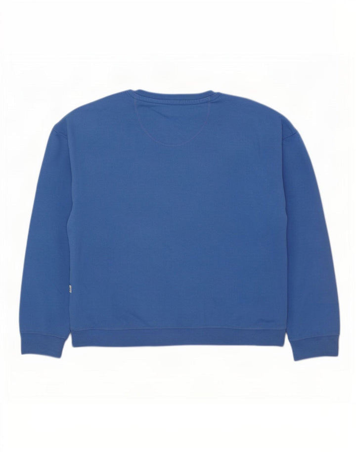 Felpa oversize con grafica da donna Fat Face UK 18 XL Cotone blu