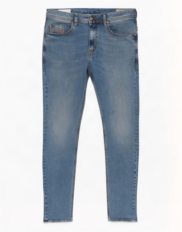 Jeans skinny slim da uomo Diesel Thommer W33 L32 cotone blu