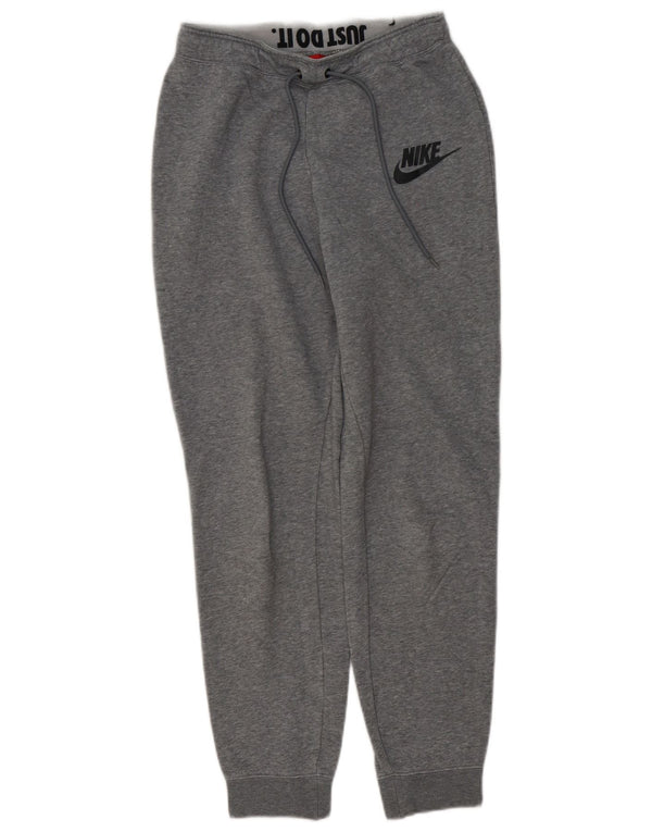 Pantaloni da tuta da donna Nike Joggers UK 10 Small Grey Flecked Cotton