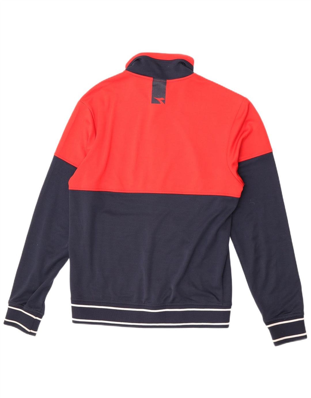 Giacca da tuta da donna Diadora UK 18 XL Poliestere color block rosso