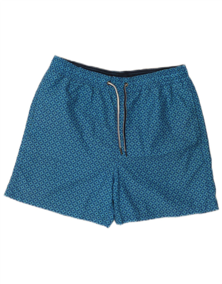 Crew Clothing Pantaloncini da bagno da uomo Piccoli blu geometrici