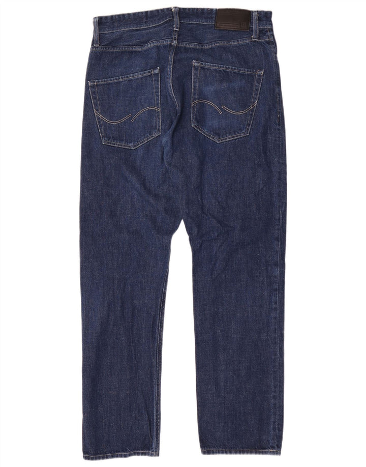 Jeans dritti da uomo Jack & Jones W34 L32 cotone blu
