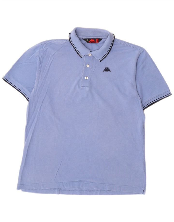 Polo Kappa da uomo La Polo piccola in cotone blu